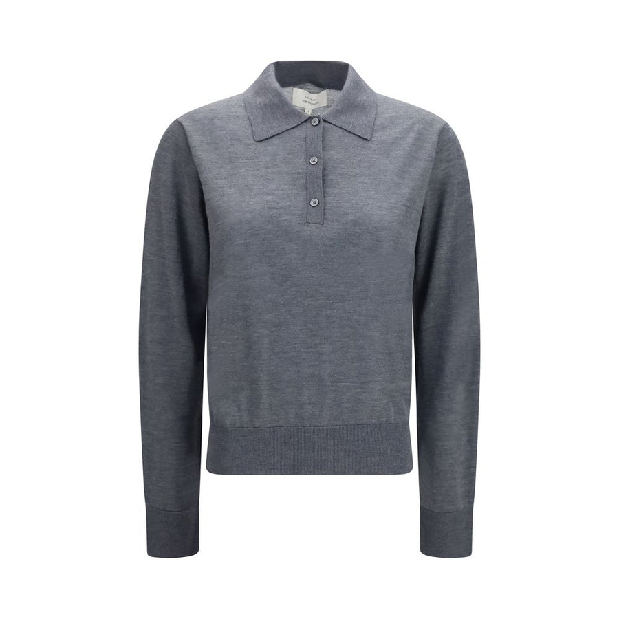Loulou De Saison Gray Cashmere Shirt