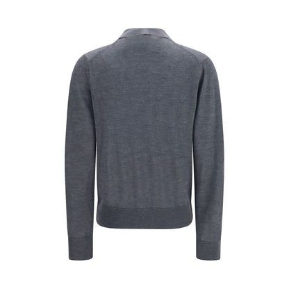 Loulou De Saison Gray Cashmere Shirt