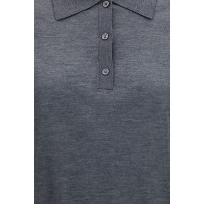 Loulou De Saison Gray Cashmere Shirt