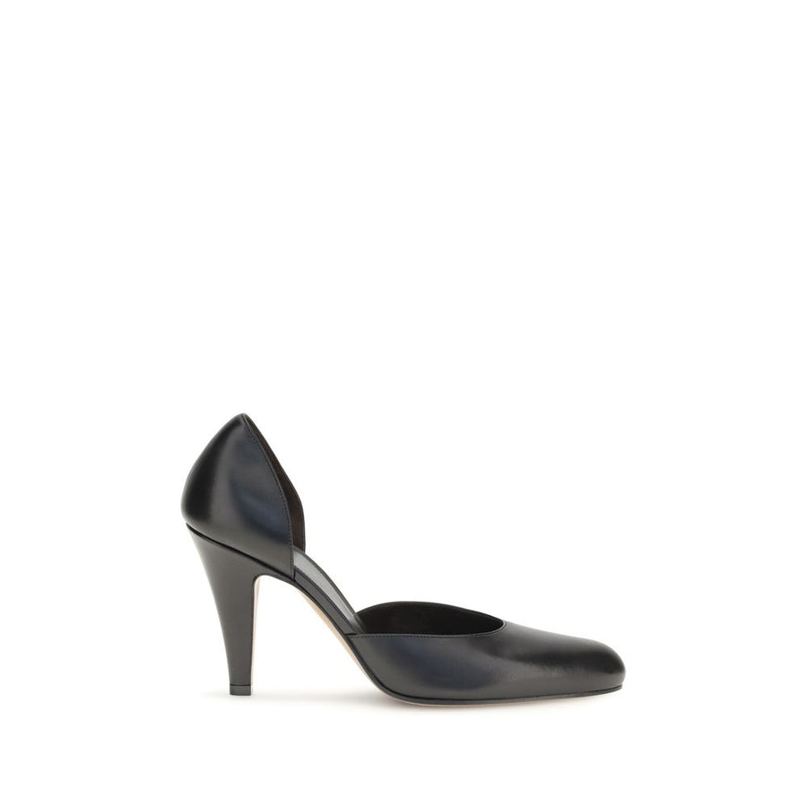 The Row Black Lamb Ovis Aries High Heel Pumps