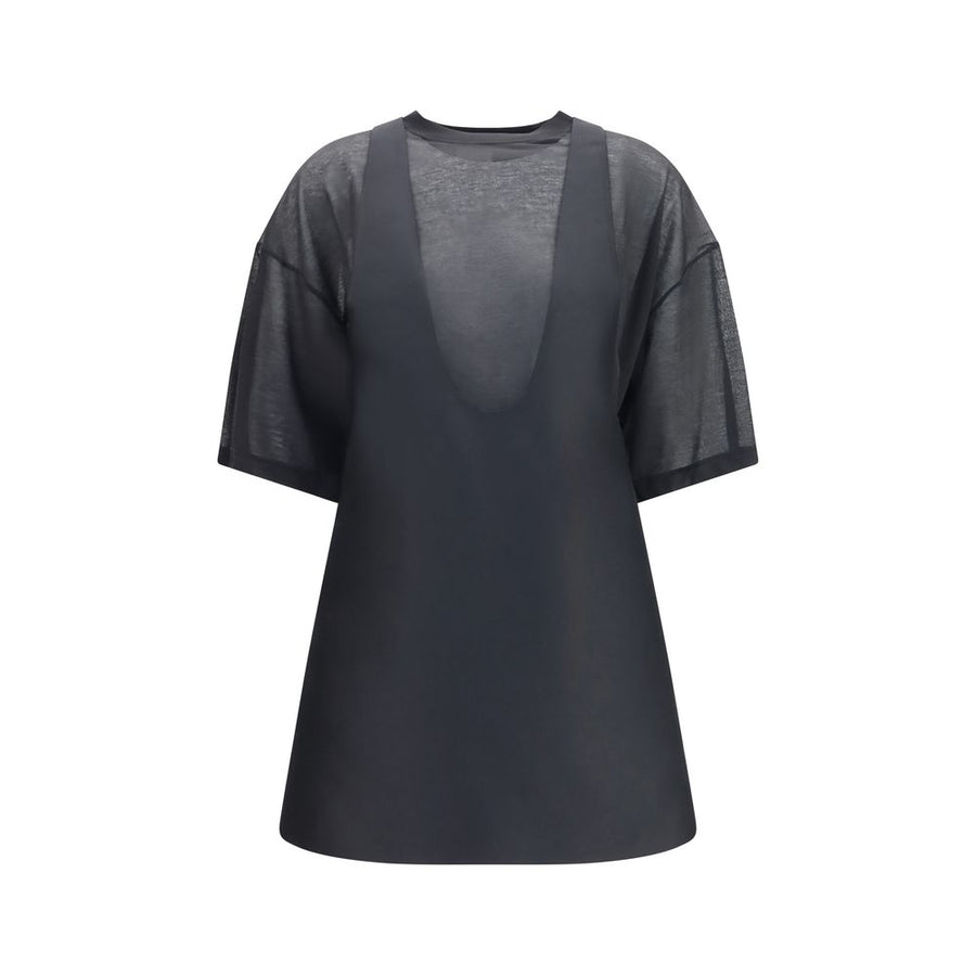 Balenciaga Black Wool Oves Aries Casual Dress