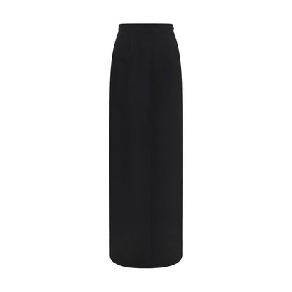 Maison Margiela Black Wool Oves Aries Long Skirt