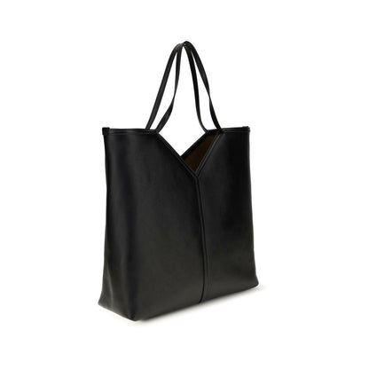 Saint Laurent Black Calf Leather Bos Taurus Shoulder Bag