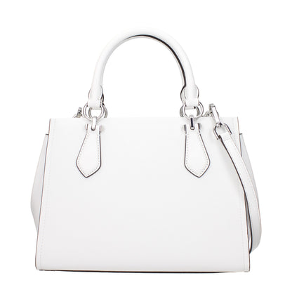 Michael Kors White Leather Handbag