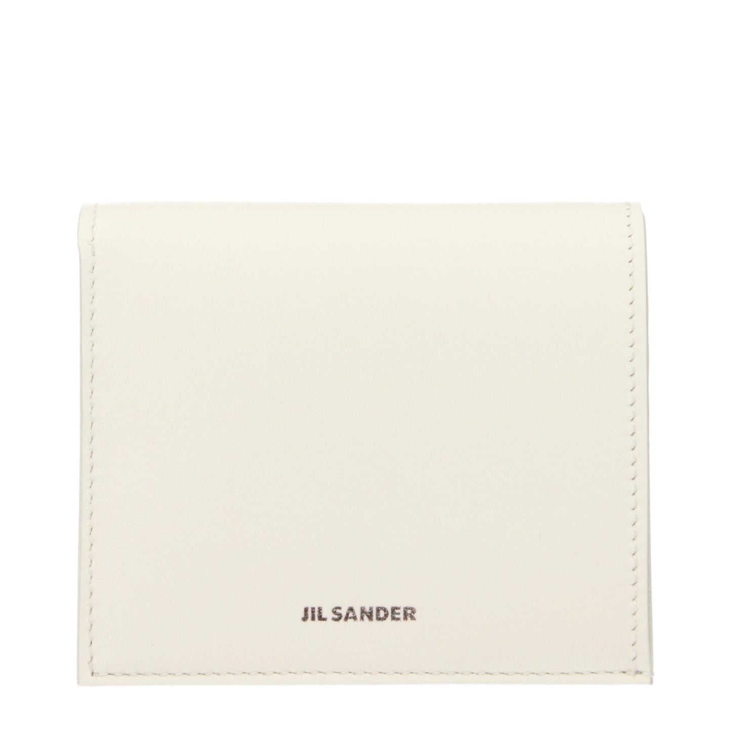 Jil Sander White Leather Wallet
