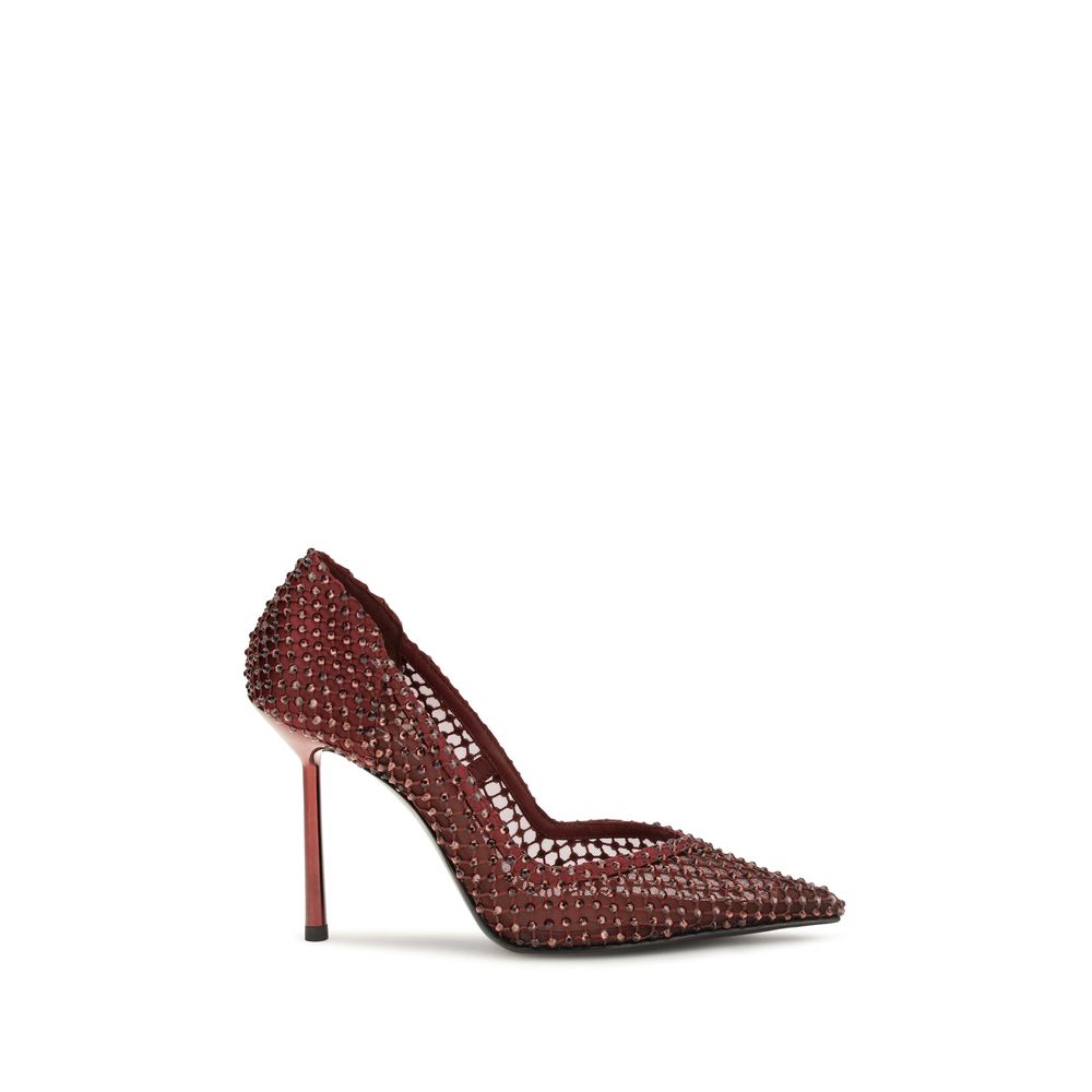 LE SILLA Red Crystals High Heel Pumps