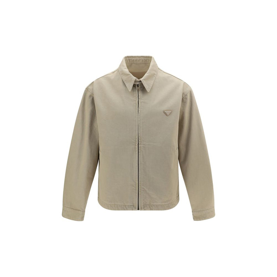 Prada Beige Cotton Denim Jacket