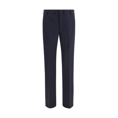 Prada Blue Wool Oves Aries Dress Pants