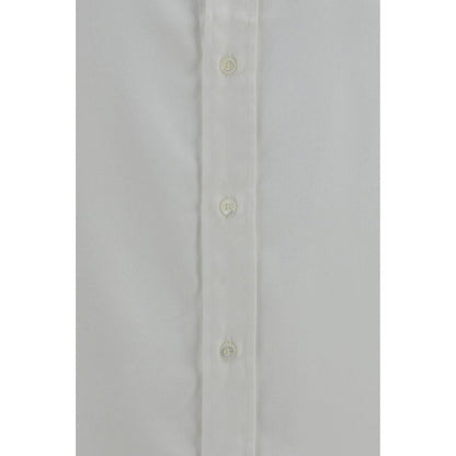 Brunello Cucinelli White Cotton Dress Shirt