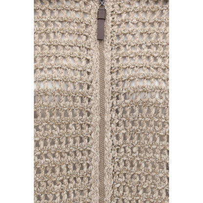 Brunello Cucinelli Gray Wool Oves Aries Cardigan