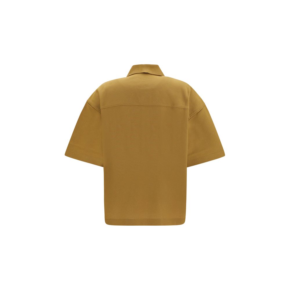 Saint Laurent Bicolor Cotton Polo Shirt