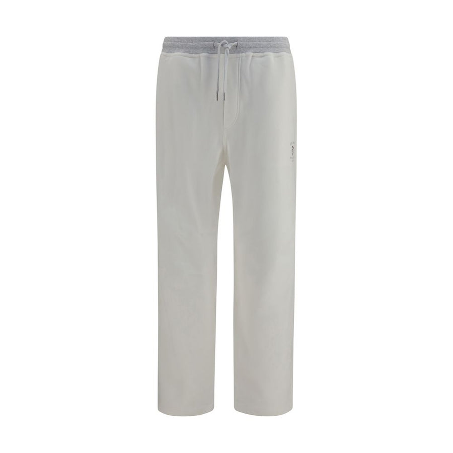 Brunello Cucinelli White Cotton Casual Pants
