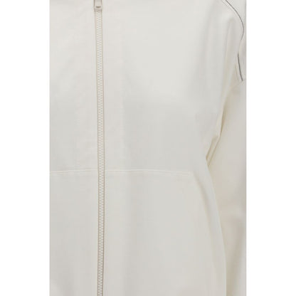 Brunello Cucinelli White Cotton Sweatshirt