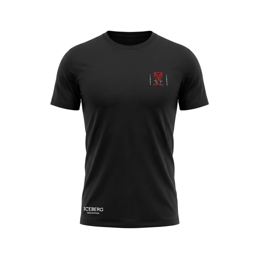 Iceberg Black Cotton Men T-Shirt