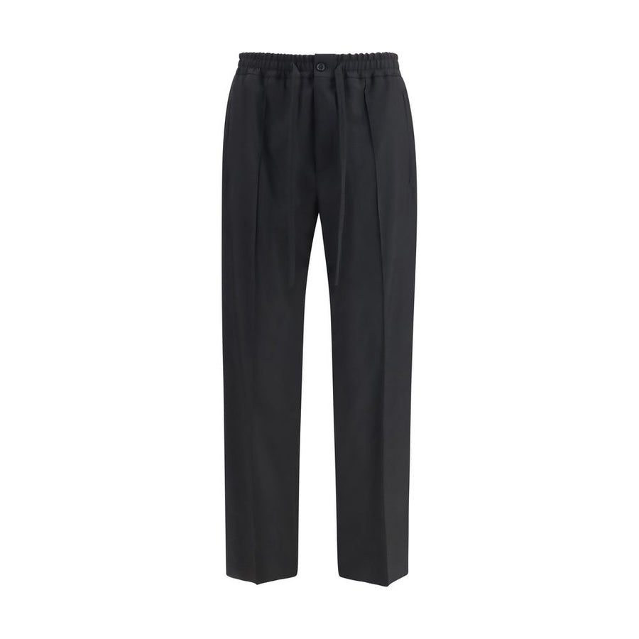 Valentino Garavani Black Cotton Chino Pants