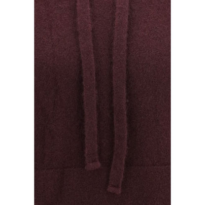Laneus Bordeaux Cashmere Hoodie