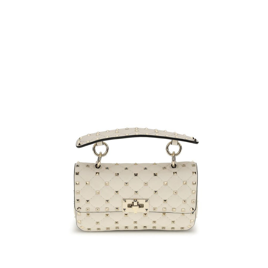 Valentino Garavani Beige Calf Leather Bos Taurus Handbag