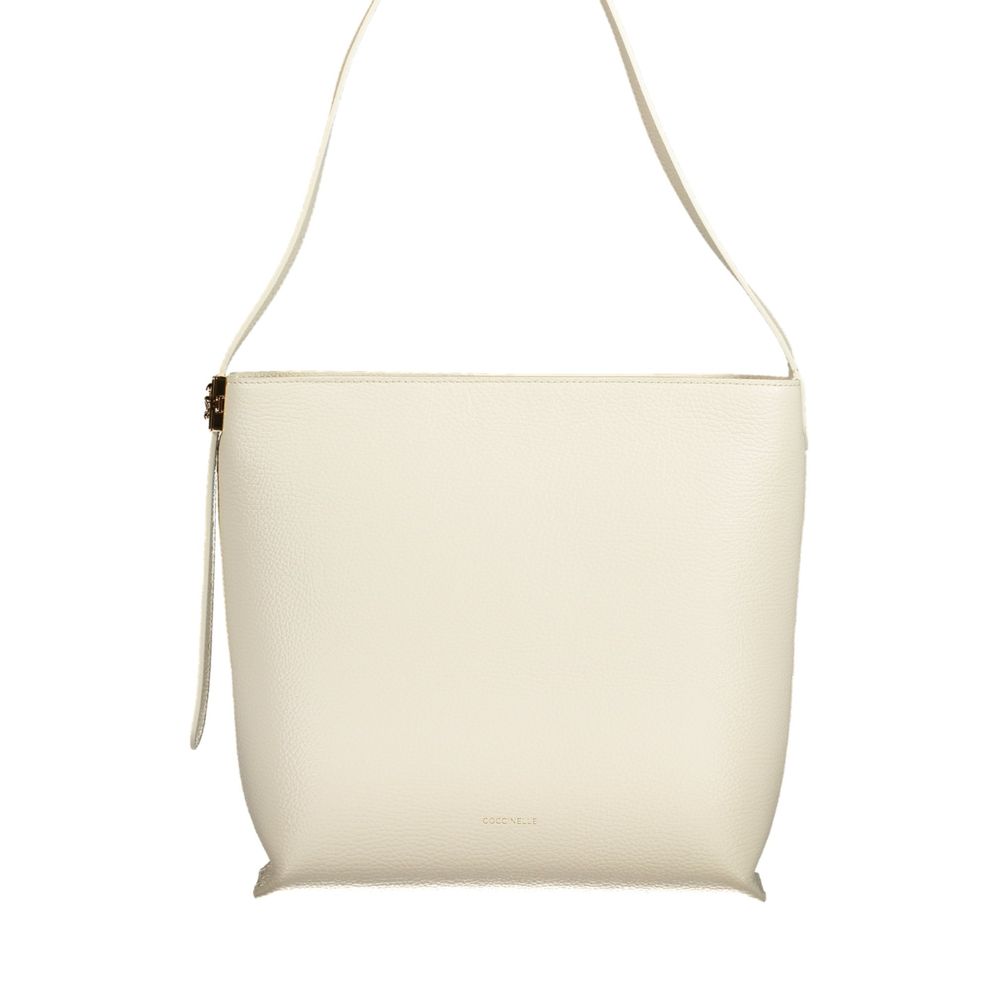 Coccinelle Bianco Leather Women's Bag