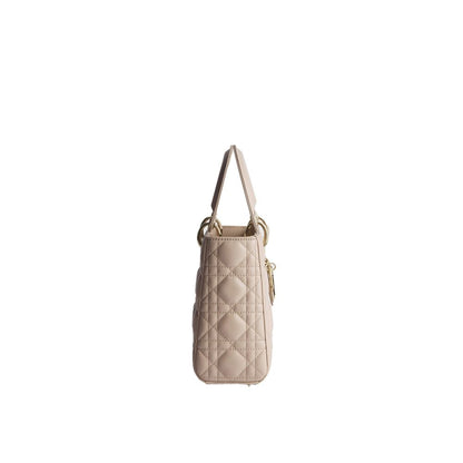 Dior Beige Lamb Leather Handbag