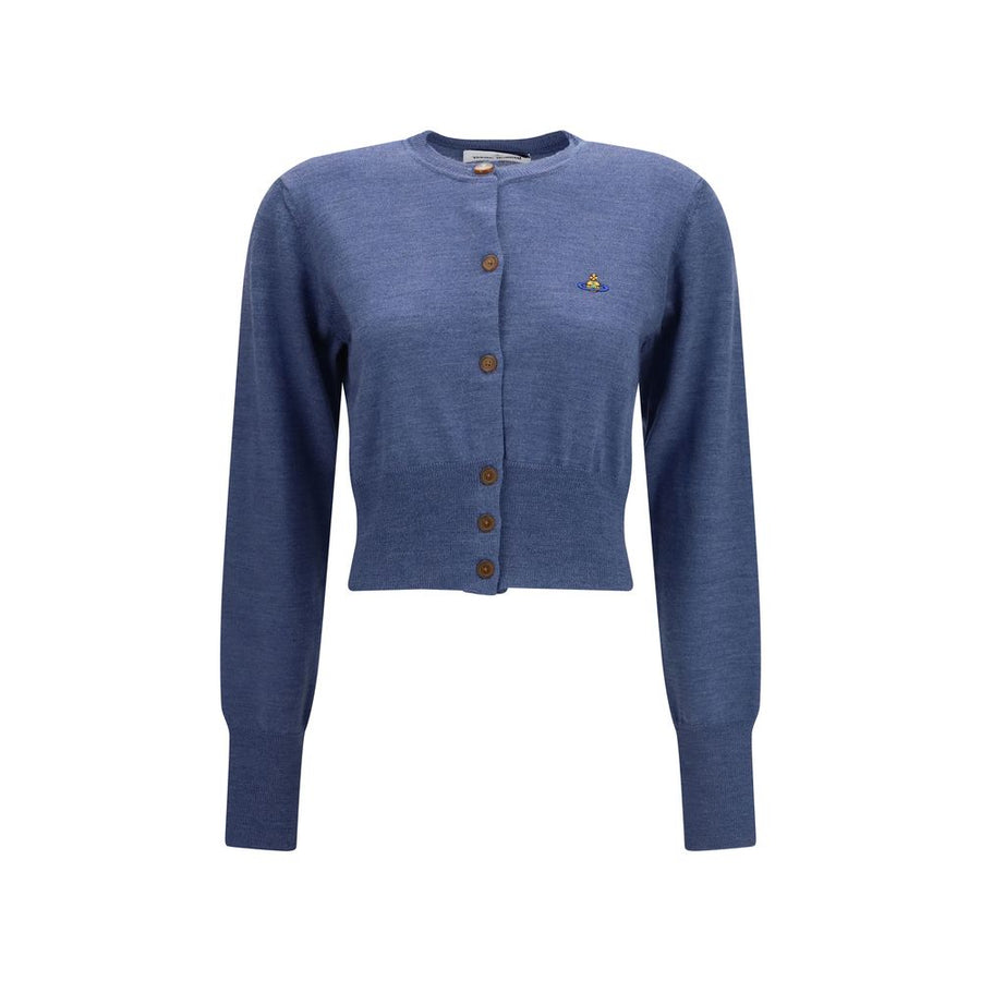 Vivienne Westwood Blue Silk Cardigan