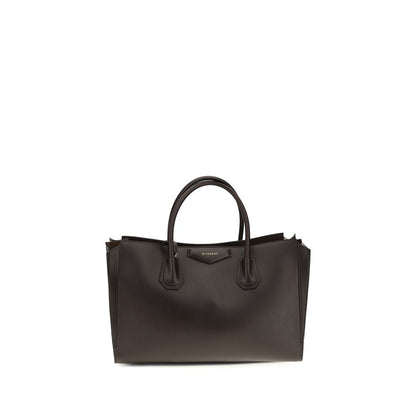 Givenchy Brown Calf Leather Bos Taurus Handbag
