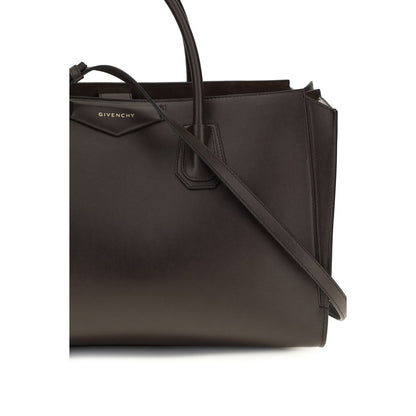 Givenchy Brown Calf Leather Bos Taurus Handbag