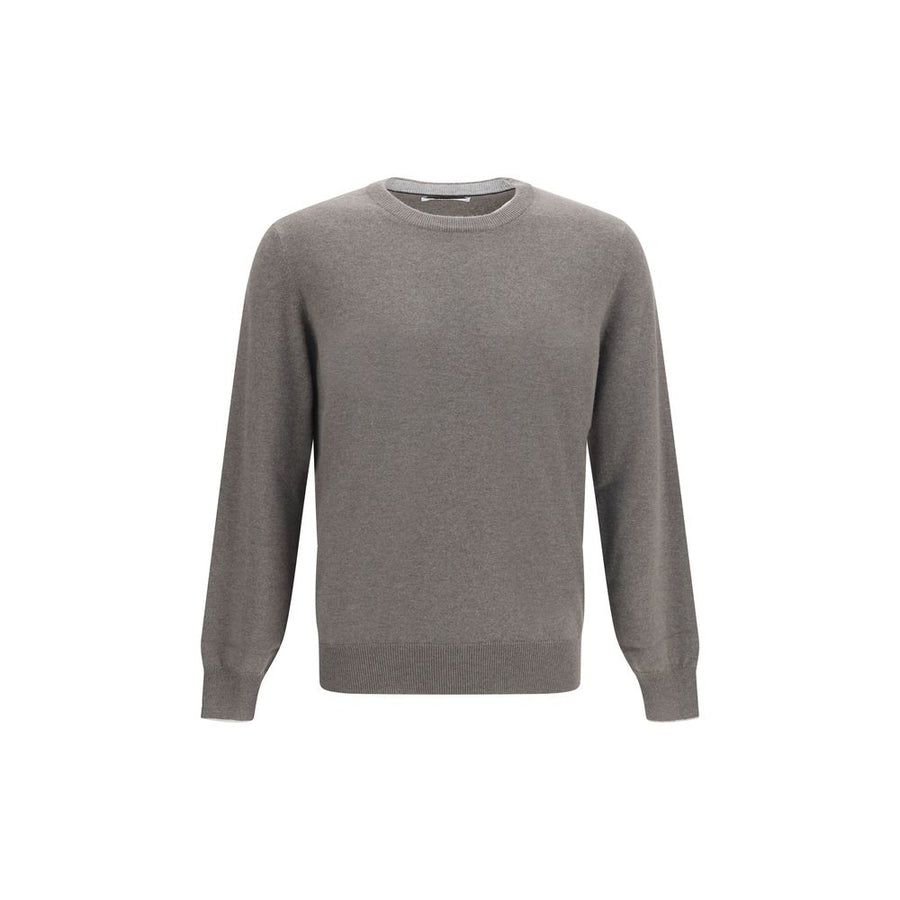 Brunello Cucinelli Gray Cashmere Sweater
