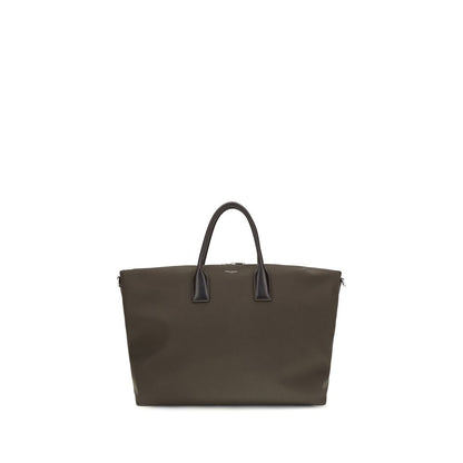 Saint Laurent Brown Calf Leather Bos Taurus Luggage And Travel