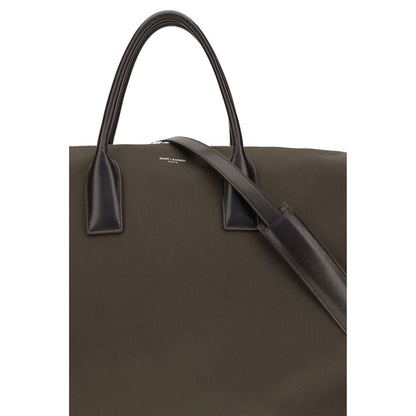 Saint Laurent Brown Calf Leather Bos Taurus Luggage And Travel