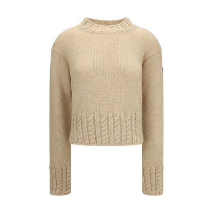 Moncler Beige Alpaca Vicugna Pacos Sweatshirt