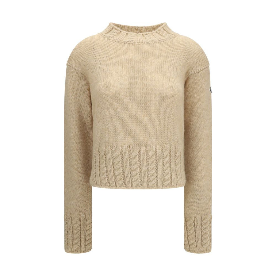 Moncler Beige Alpaca Vicugna Pacos Sweatshirt