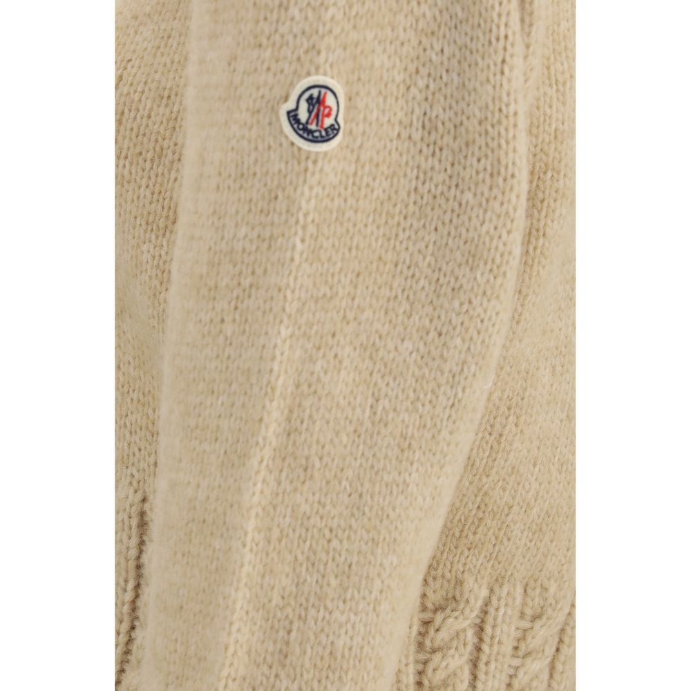 Moncler Beige Alpaca Vicugna Pacos Sweatshirt