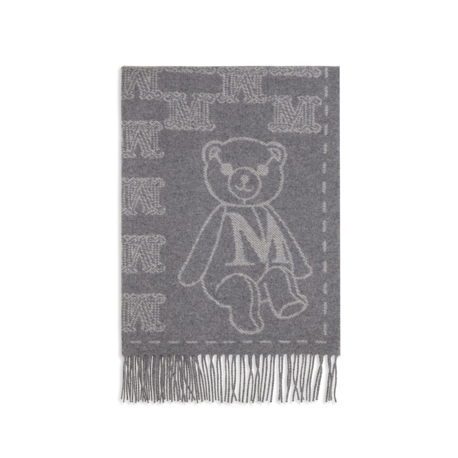 Max Mara Gray Cashmere Scarf