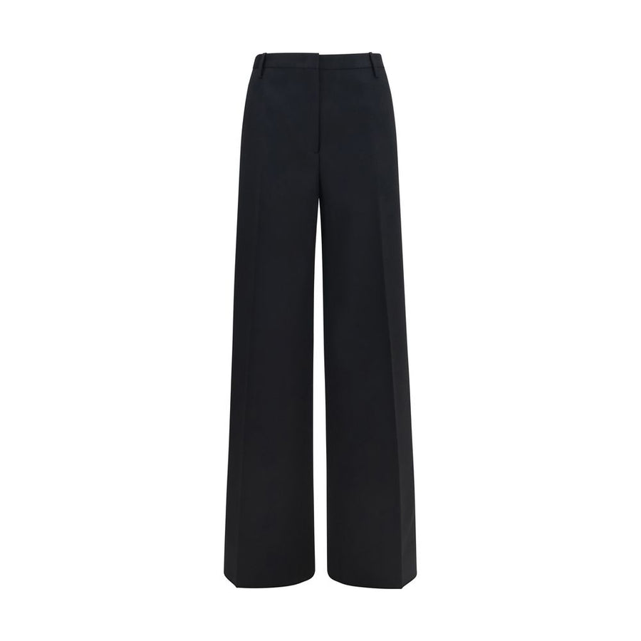 Fendi Black Cotton Casual Pants