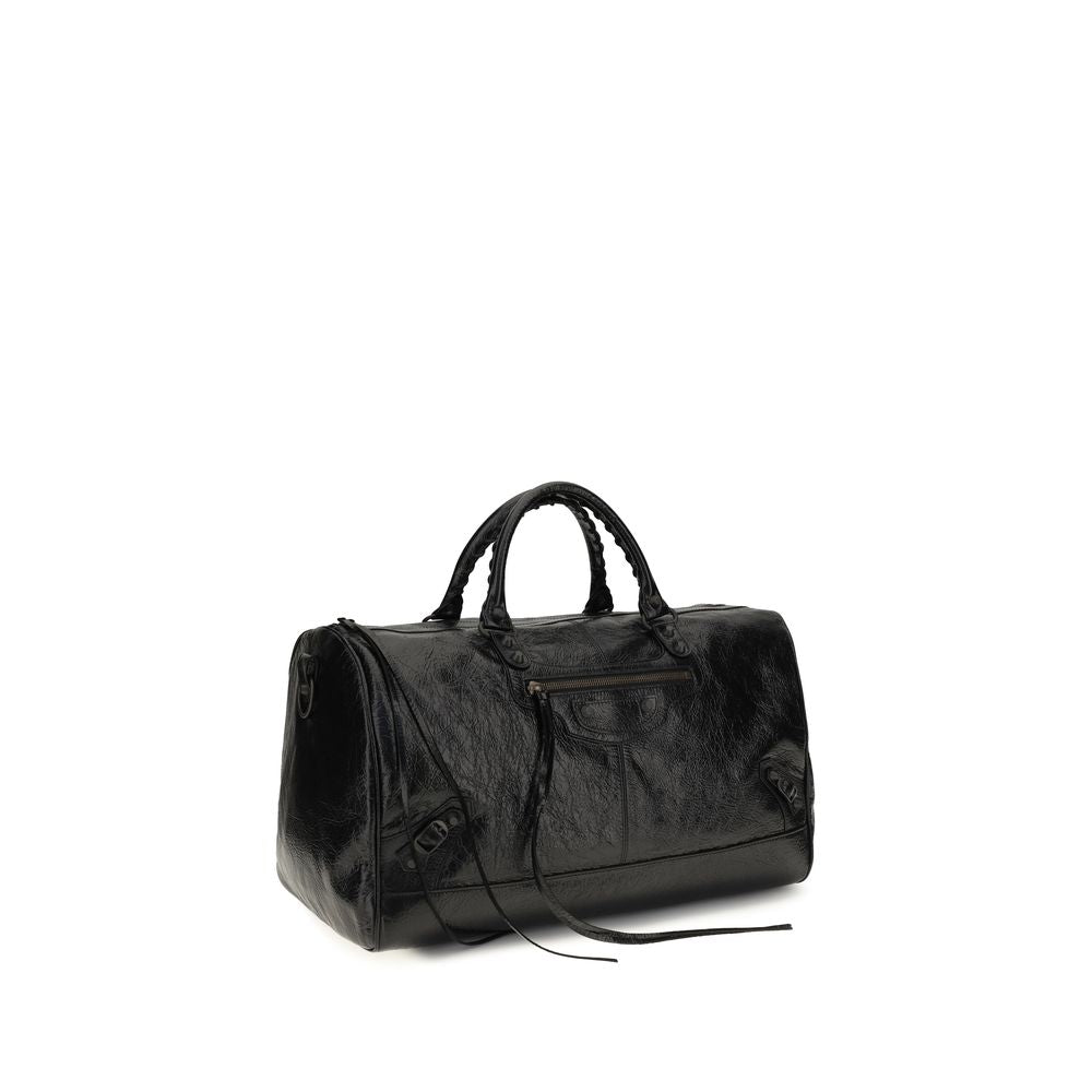 Balenciaga Black Lamb Ovis Aries Luggage And Travel