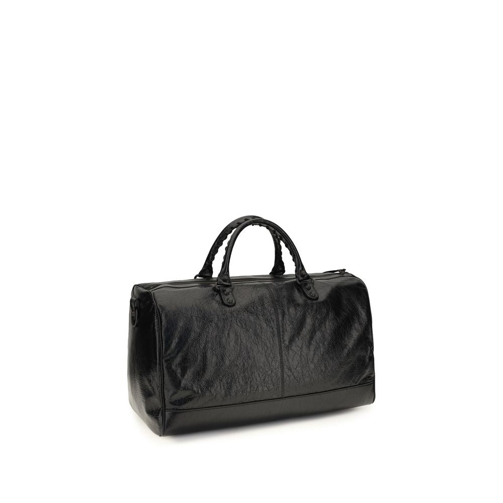 Balenciaga Black Lamb Ovis Aries Luggage And Travel
