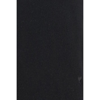 Ami Paris Black Wool Oves Aries Turtleneck