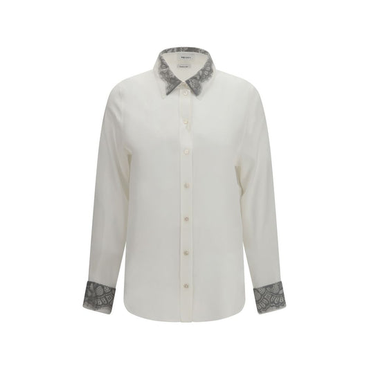 Alexander McQueen White Silk Dress Shirt
