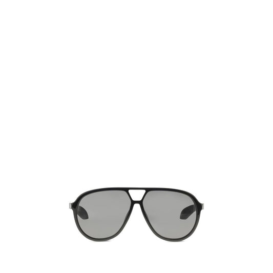 Alexander McQueen Black Acetate Sunglasses