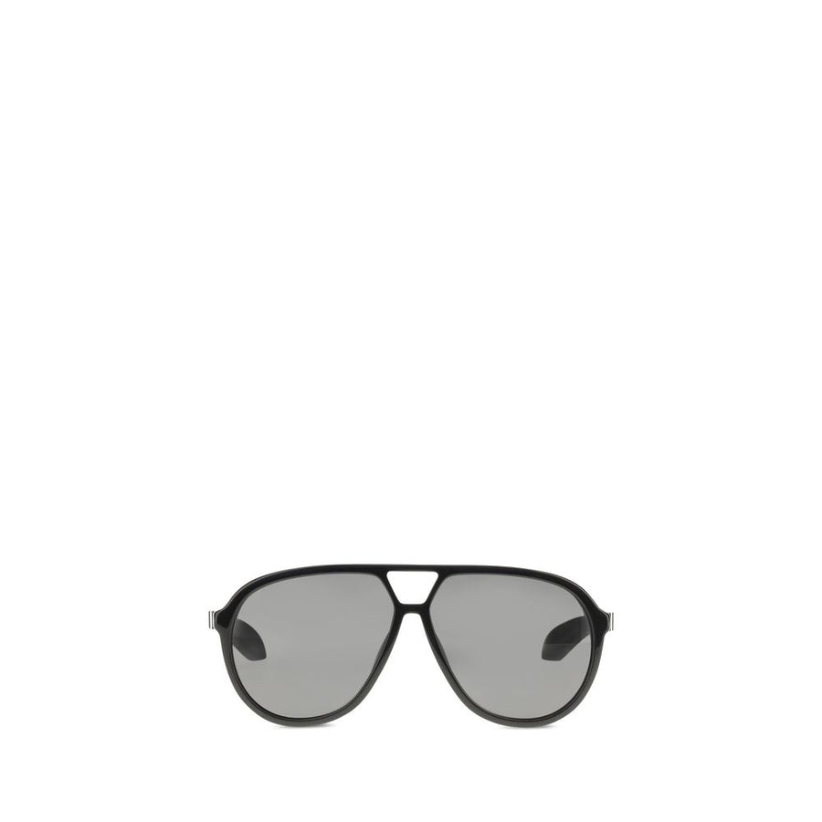Alexander McQueen Black Acetate Sunglasses