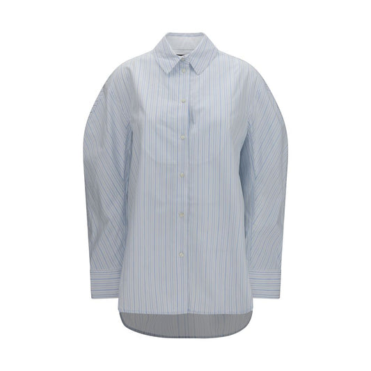 Jacquemus Blue Cotton Dress Shirt