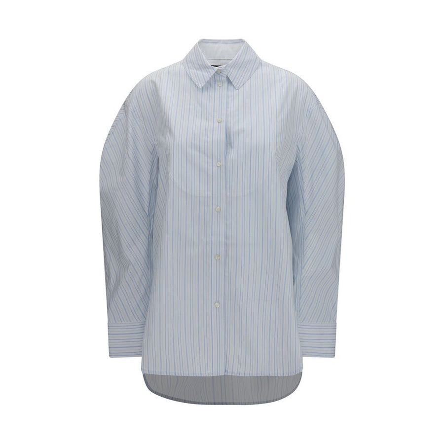 Jacquemus Blue Cotton Dress Shirt
