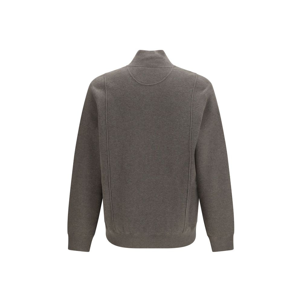 Brunello Cucinelli Bicolor Cashmere Cardigan