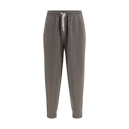 Brunello Cucinelli Bicolor Cashmere Joggers (Workout Pants)
