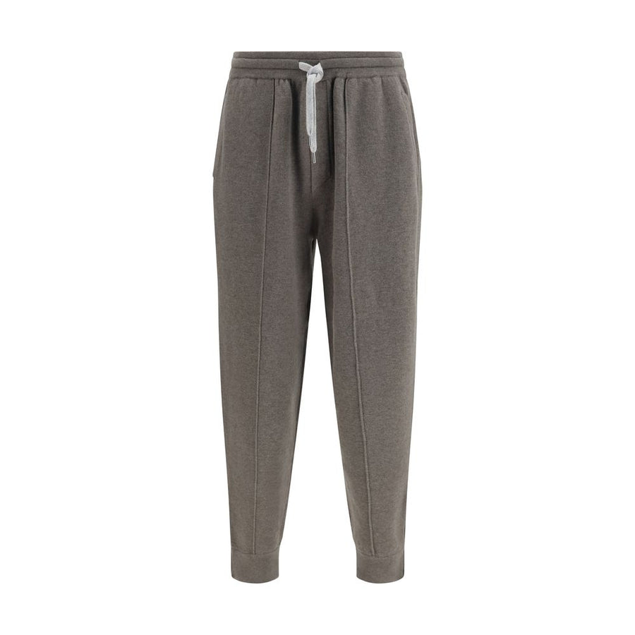 Brunello Cucinelli Bicolor Cashmere Joggers (Workout Pants)