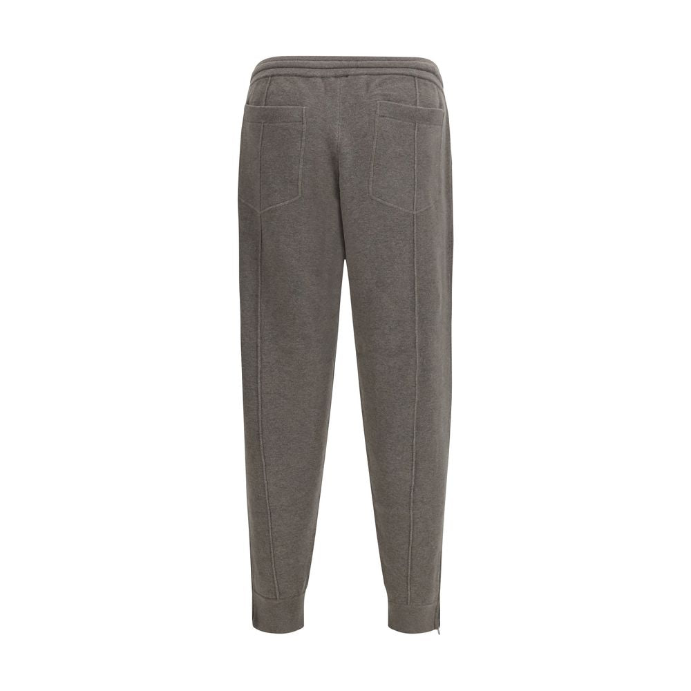 Brunello Cucinelli Bicolor Cashmere Joggers (Workout Pants)