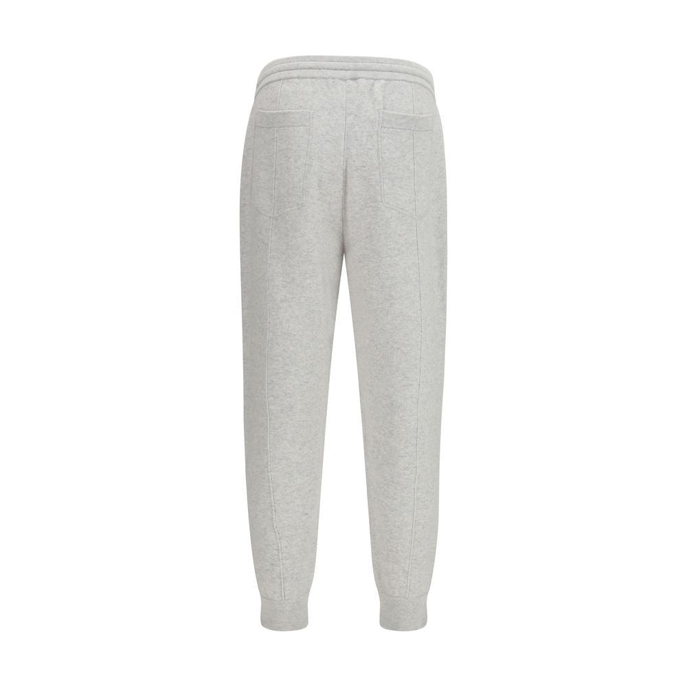Brunello Cucinelli Gray Cashmere Athletic Pants