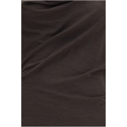 Brunello Cucinelli Brown Wool Oves Aries Casual Dress