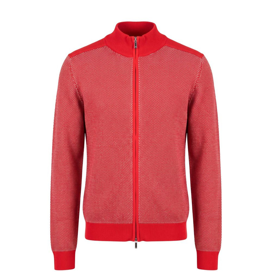 Malo Red Cotton Men Sweater