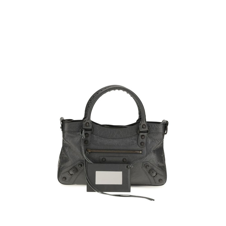 Balenciaga Gray Lamb Ovis Aries Shoulder Bag